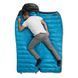 Спальник Naturehike CW400 NH18C400-D, L, черно-голубой