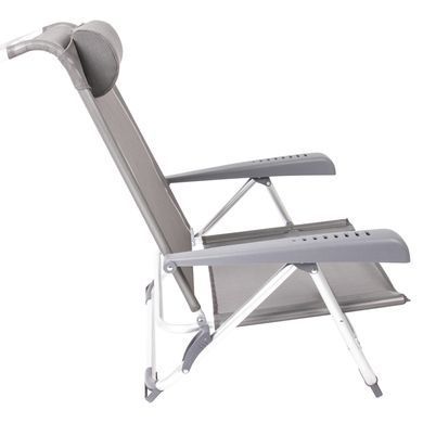 Крісло розкладне Bo-Camp Saint-Tropez Grey (1204796)