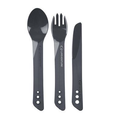 Набор посуды Lifeventure Ellipse Camping Tableware Set, graphite