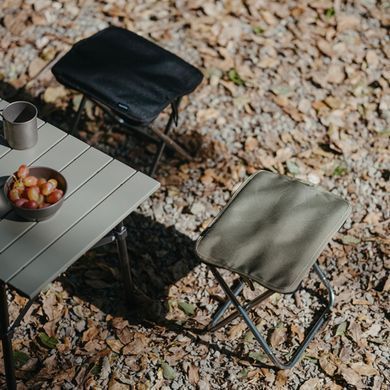 Стілець складаний Naturehike CNK2550JJ011, алюміній, чорний