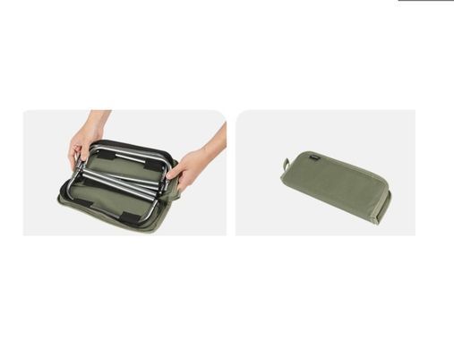 Стілець складаний Naturehike CNK2550JJ011, алюміній, чорний