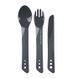 Набор посуды Lifeventure Ellipse Camping Tableware Set, graphite