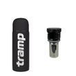 Комплект: термос Tramp Soft Touch 1 л UTRC-109 черный + пробка с заварником