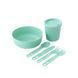 Набор посуды Sea to Summit Passage Dinnerware Set, 1P, 6 Piece, Aqua Sea Blue (STS ACK037051-120215)