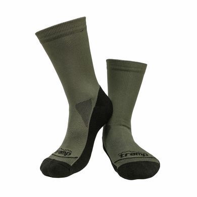 Носки демисезонные Tramp UTRUS-001-black-olive, 38/40