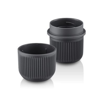 Портативная эспрессо-кофеварка Wacaco Nanopresso серая с чехлом, механическая, для молотого кофе
