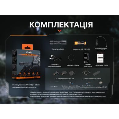 Ліхтар до пістолета Fenix GL30R