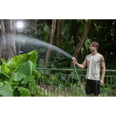 Душ портативный с насосом на аккумуляторе Flextail Max Shower с чехлом, белый