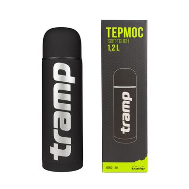 Термос Tramp Soft Touch 1,2 л TRC-110 черный