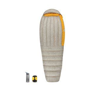 Спальник Sea To Summit Spark SpI (9/5&deg;C), 183 см - Left Zip, Light Gray/Yellow (STS ASP1-R)