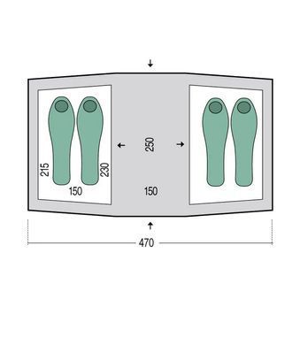 Палатка Pinguin Base Camp 4 (PNG 127.Green)
