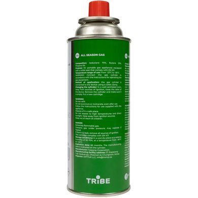 Картридж газовий Tribe цанговий 220 г