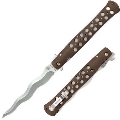 Нож складной Cold Steel 6" TI-Lite, Kris Blade, Zytel Handle, Brown (CST CS-26SXK6)