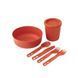 Набор посуды Sea to Summit Passage Dinnerware Set, 1P, 6 Piece, Spicy Orange (STS ACK037051-120816)