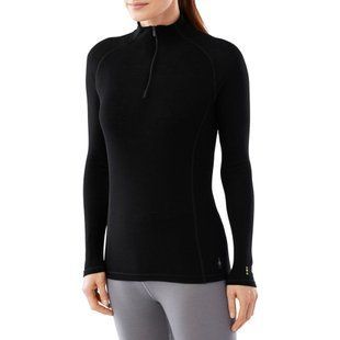 Термофутболка женская Smartwool NTS Light 200 Zip T Black, р.L (SW 15080.001-L)