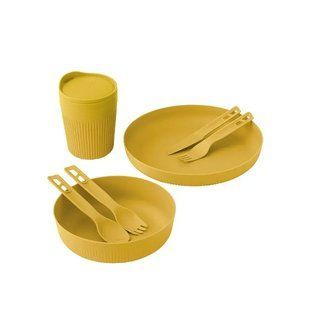 Набір посуду Sea to Summit Passage Dinnerware Set, 1P, 7 Piece, Arrowwood Yellow (STS ACK037051-120917)