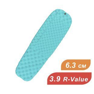 Надувний жіночий килимок Sea To Summit Air Sprung Comfort Light Insulated Mat Women's Carribean (STS AMCLINS_WR)