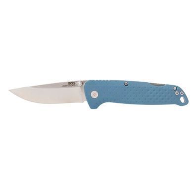 Раскладной нож SOG Adventurer LB, Nordic Blue/Satin (SOG 13-11-03-43)