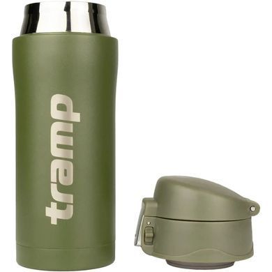 Комплект: термос Tramp 0,35 л матовый UTRC-106-mat черный + чехол для термоса Tribe Neoprene Cover 0,35 л
