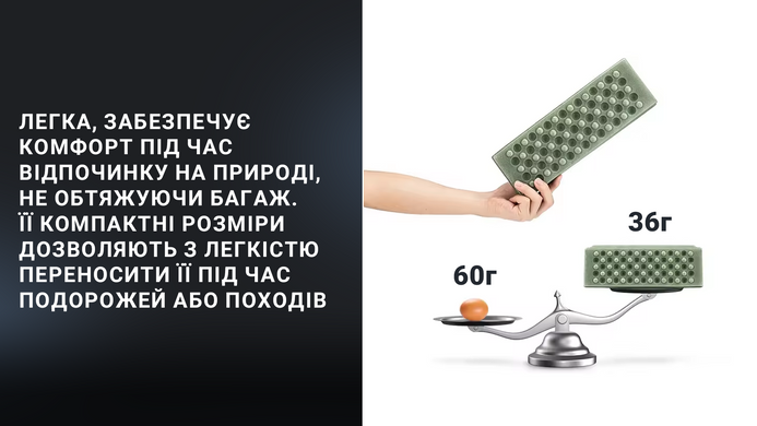 Сидушка складная XPE Naturehike NH20PJ025, хаки
