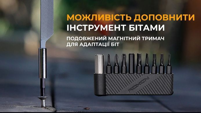 Міні мультитул-ножиці Roxon M3 зі змінними бітами