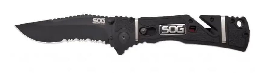 Складной нож SOG Trident Elite, Partially Serrated ( SOG TF106-BX)