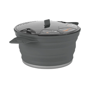 Каструля складна з алюмінієвим дном Sea To Summit X-Pot, Grey, 2.8 л (STS AXPOT2.8GY)