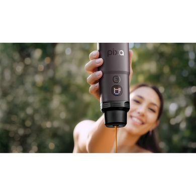 Портативная электрическая эспрессо кофеварка Wacaco Pixapresso для молотого кофе и капсул, темный бургунд