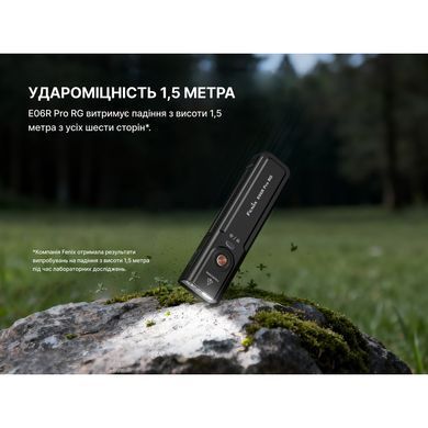 Ліхтар Fenix E06R PRO RG, чорний