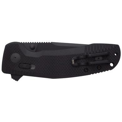 Розкладний ніж SOG TAC XR, Black/Partially Serrated (SOG 12-38-03-41)
