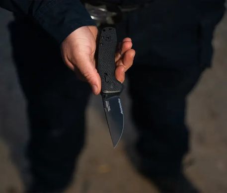 Розкладний ніж SOG TAC XR, Black/Partially Serrated (SOG 12-38-03-41)