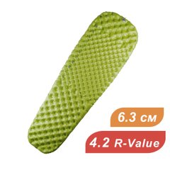 Надувний килимок Sea To Summit Air Sprung Comfort Light Insulated Mat Green (STS AMCLINSRAS)