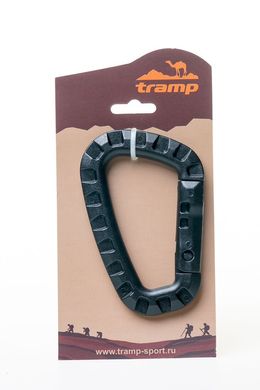 Карабін Tramp пластиковий чорний TRA-215