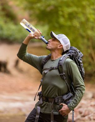 Фільтр для води LifeStraw Peak Solo, Mountain Blue (LSW LSPSSOLBWW)