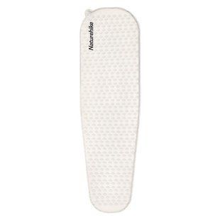 Матрас туристический одноместный надувной Naturehike CNK2300DZ013, 185x55x3.5 см, светло-серый, овальный