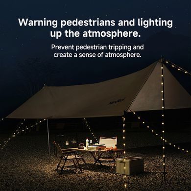 Кемпінгова гірлянда - маячок 2в1 Nextool Twinkle Light, 1,5 м, акумуляторна