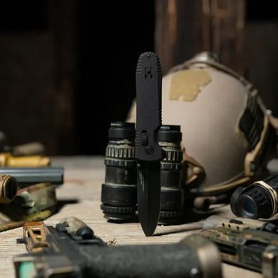 Розкладний ніж SOG Pentagon XR, Black Out ( SOG 12-61-01-57)