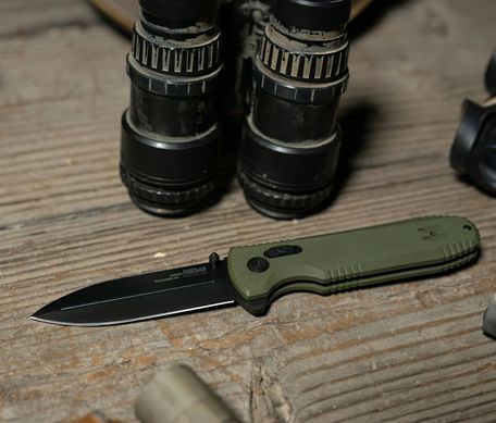 Розкладний ніж SOG Pentagon XR, Black Out ( SOG 12-61-01-57)