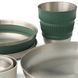 Detour Stainless Steel Collapsible Dinnerware Set набір посуду (2 тарілки+2 миски+2 чашки) (STS ACK039041-122101)