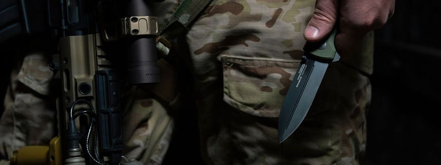 Розкладний ніж SOG Pentagon XR, Black Out ( SOG 12-61-01-57)