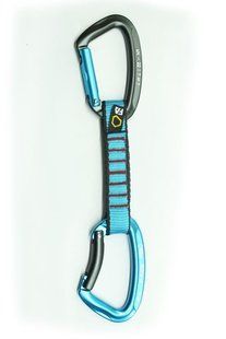 FA Відтяжка з карабінами ROCK EXPRESS PAD 19 mm 12 cm BLUE