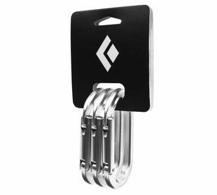 Набор карабинов Black Diamond Oval Keylock 3 Pack, Polished (BD 381099.POLS)