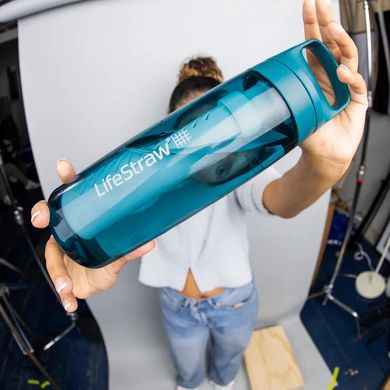 Пляшка-фільтр для води LifeStraw Go Filter Bottle, 650 мл, Laguna Teal (LSW LGV422TLWW)