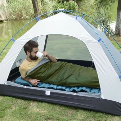 Спальник Naturehike LW180 NH21MSD04 M, темно-голубой