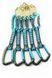 FA Відтяжка з карабінами ROCK EXPRESS PAD 19 mm 12 cm BLUE