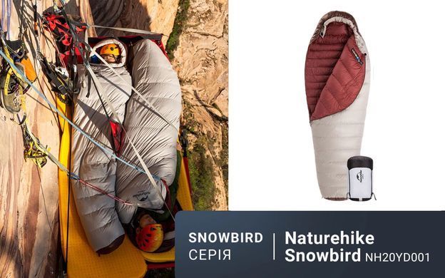 Спальник Naturehike Snowbird NH20YD001, L, 720 г