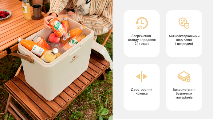 Сумка-холодильник Naturehike CNK2300BS011, 13 л