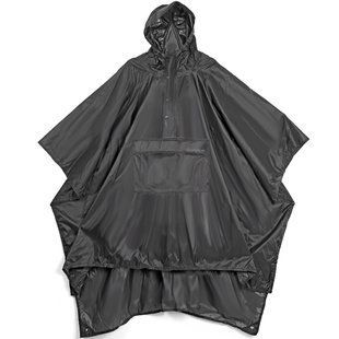 Lifeventure пончо Poncho black