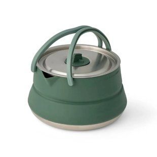 Складной чайник из нержавеющей стали Sea To Summit Detour Stainless Steel Collapsible Kettle (1.6 л, Laurel Wreath Green) (9327868160792)