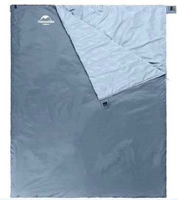 Спальник Naturehike Ultralight LW180 NH21MSD09 XL, серо-синий